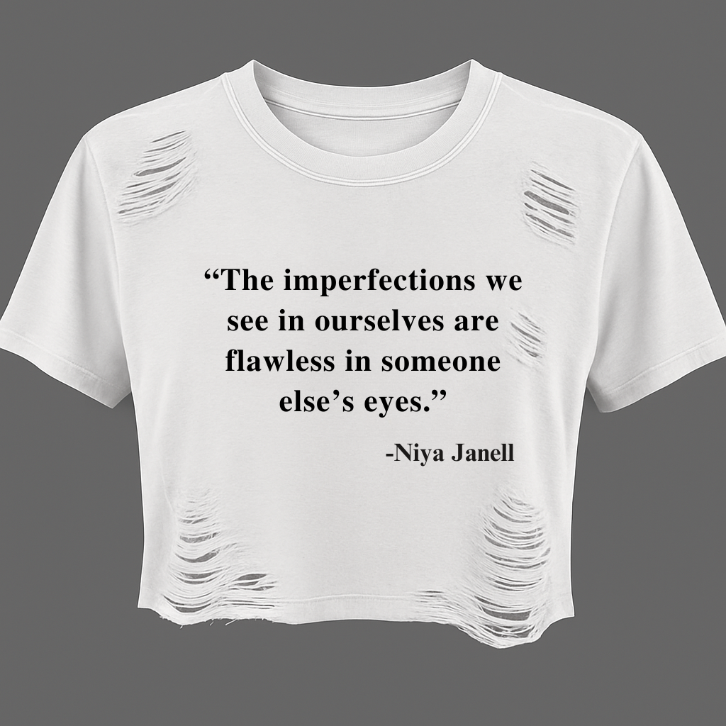 DISTRESSED YOUR WORDS, YOUR CROPPED TEE – WHICH QUOTE SPEAKS TO YOU?