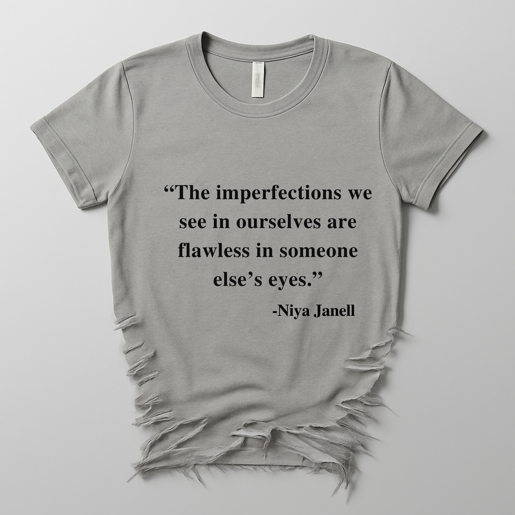 DISTRESSED YOUR WORDS, YOUR TEE