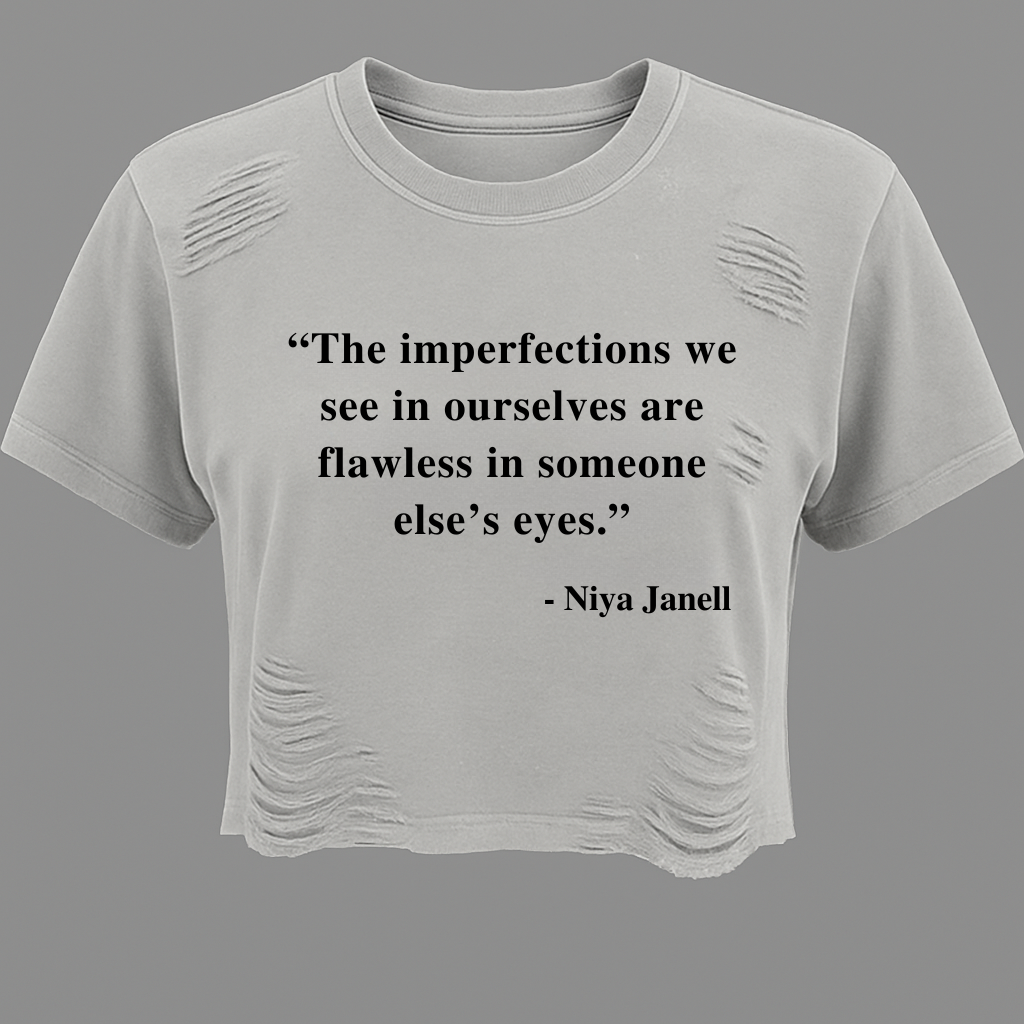 DISTRESSED YOUR WORDS, YOUR CROPPED TEE – WHICH QUOTE SPEAKS TO YOU?
