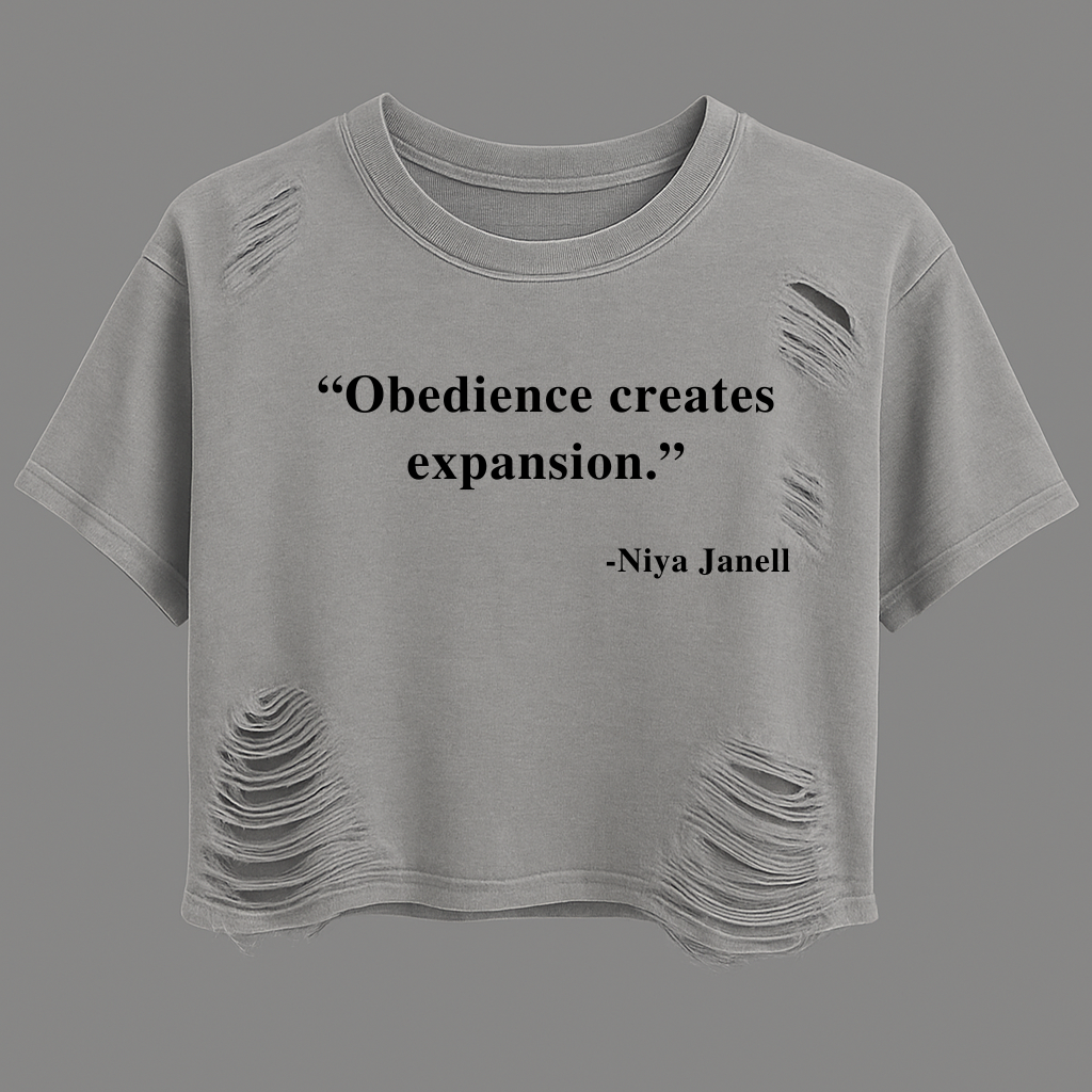 DISTRESSED YOUR WORDS, YOUR CROPPED TEE – WHICH QUOTE SPEAKS TO YOU?