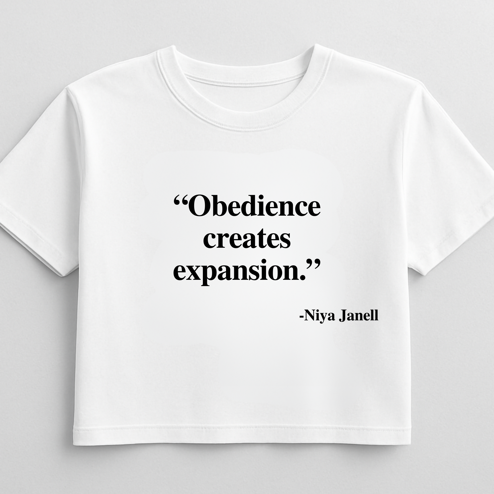 YOUR WORDS, YOUR CROPPED TEE – WHICH QUOTE SPEAKS TO YOU?